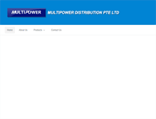 Tablet Screenshot of multipower.com.sg