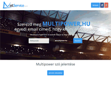 Tablet Screenshot of multipower.hu